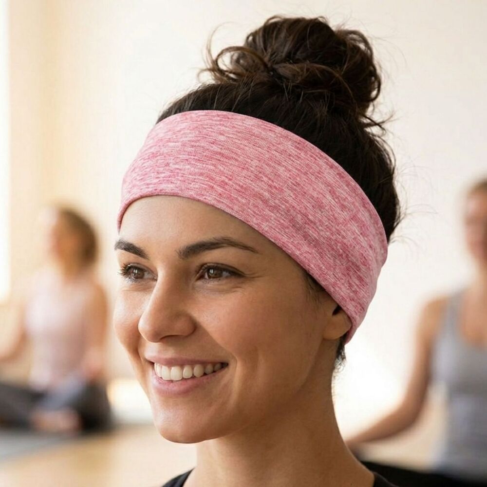 NWT TICONN Versatile Pink Marl Neck Gaiter & Multi-Use Headband - Picture 1 of 4